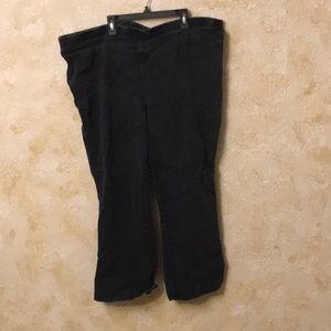Plus size pull on jeans in black